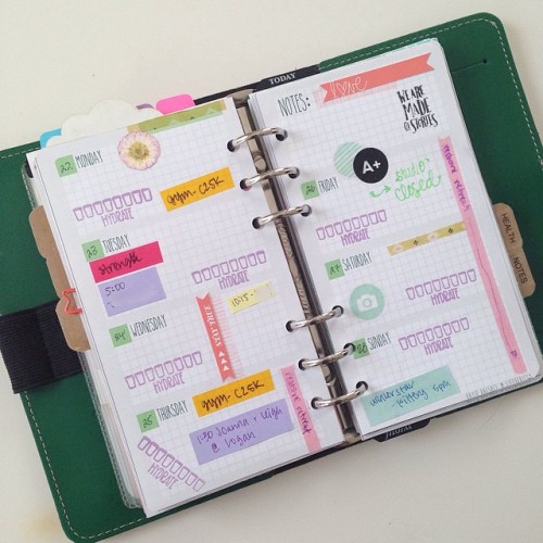 Workflow Wednesday: Evan’s Filofax system – Bombchelle